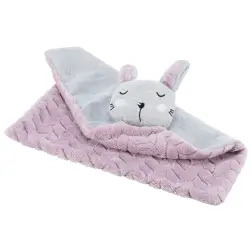 Junior Manta C/ Coelho 55x40 Cm lilas Claro/cinza Cl Trixie #3 - 1040310132