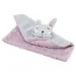 Junior Manta C/ Coelho 55x40 Cm lilas Claro/cinza Cl Trixie