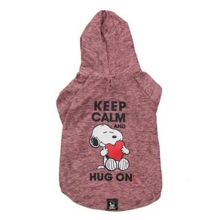 Sweatshirt "Keep Calm and Hug On" Snoopy - XS - Pescoço: 24cm/Peito: 33cm/Dorso: 20cm - 1040240696