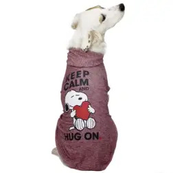 Sweatshirt "Keep Calm and Hug On" Snoopy - XS - Pescoço: 24cm/Peito: 33cm/Dorso: 20cm #1 - 1040240696