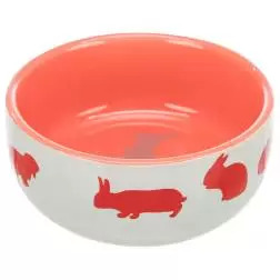 Gamela Em Ceramica C/ Motivos P/ Coelhos 250 Ml Trixie #1 - 1040090434