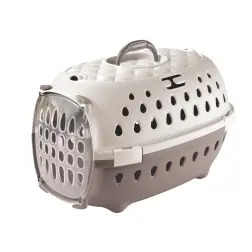 Transportadora "travel Chic" caqui/branco 50x3 Stefanplast - 1580090077