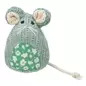 Rato Sentado Em Tecido "tricot" C/ Catnip - 11 Cm Trixie