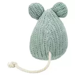 Rato Sentado Em Tecido "tricot" C/ Catnip - 11 Cm Trixie - 1040060890
