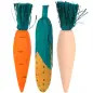 Legumes Em Madeira Natural P/ Roer 3 Unid. Trixie