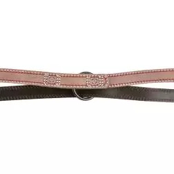 Trela Ajust. "native" Em Couro s-m 2mt/15mm cappuc Trixie #2 - 1040220975