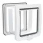 Porta Trixie 4 Funçoes Com tunel Para gato xl 24x28cm Branco Trixie