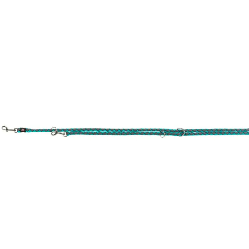 Trela Ajustavel "cavo" s-m 2 Mt/ø12mm turquesa/ant Trixie
