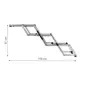 Escada Dobravel Em Aluminio/plastico P/ Caes Trixie Escada Dobravel Em Aluminio/plastico P/ Caes Trixie