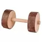 Halteres Em Madeira Natural 9x4,5 Cm emb. C/ 2 Trixie