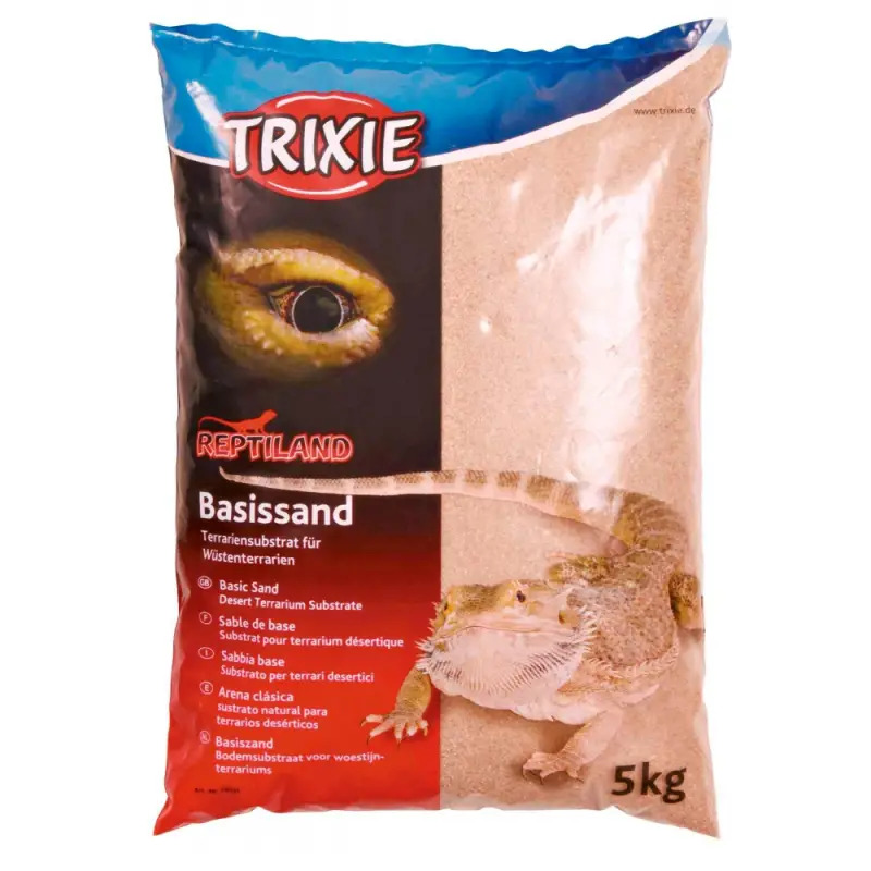 Reptil. Subst./areia Base P/ Terrario 5 Kg amarela Trixie Reptil. Subst./areia Base P/ Terrario 5 Kg amarela Trixie