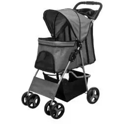 Buggy "friends On Tour" 47x100x80 Cm cinzento Trixie #4 - 1580090159