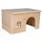 Casa Em Madeira De Pinho P/ Porq. Da India 28x16x18 C Trixie