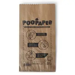Poopaper - Sacos P/ Dejetos Em Papel emb. C/ 100 EX - 1050090030