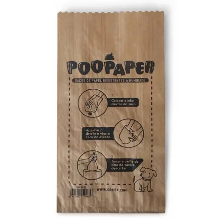 Poopaper - Sacos P/ Dejetos Em Papel emb. C/ 100 EX - 1050090030