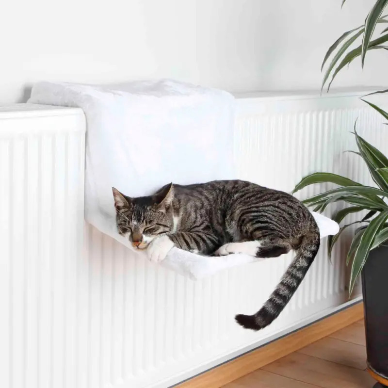 Cama P/ Gatos C/ Aplicaçao P/ Radiadores branco Trixie