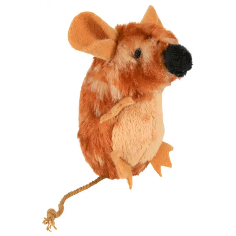 Rato Em Pelucia P/ Gatos - 8 Cm Trixie