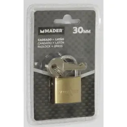 Cadeado Latão 30mm  Mader  Hardware MADER HARDWARE #1 - 1350030040