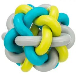 Bola em Borracha Entrelaçada para Cão - 7cm - 0410596076