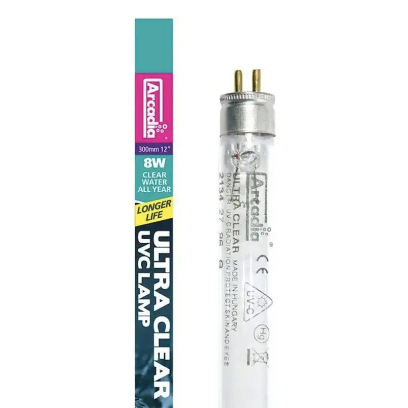 Lampada Uvc Ultra Clear 8 W-30 Cm / T5 Arcadia