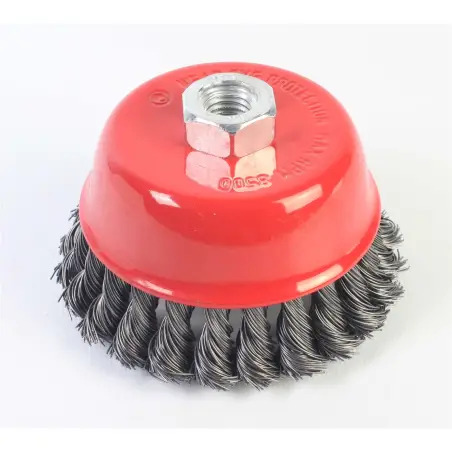 Catrabucha Tipo Taça Ø 100mm M14 Aço Entrançado  Sind SINDEX - 1230350077