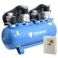 Compressor De Ar Correia 270l 4 Hp + 4 Hp 10bar Trif SAURIUM