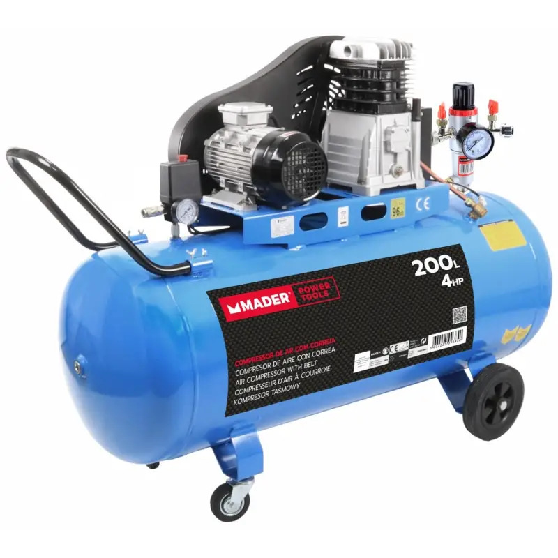 Compressor De Ar Correia 200l 4hp 10bar Tr MADER