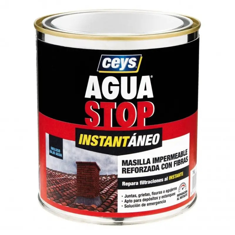 Impermeabilizante Instantâneo AguaStop Cinza 1kg Ceys