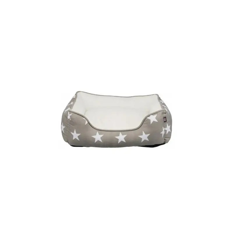 Cama Stars Caqui Branco 80x65cm para Cão Trixie