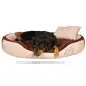 Cama Bonzo Castanha e Beje 60x50cm para Cão 37721 Trixie