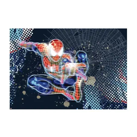 Poster para Parede Spiderman Neon 184x127cm Komar - 1160480095