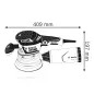 Lixadeira excêntrica - GEX 40-150 Professional 060137B202 Bosch Lixadeira excêntrica - GEX 40-150 Professional 060137B202 Bosch