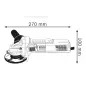 Rebarbadora - GWS 750 Professional 060139400A Bosch Rebarbadora - GWS 750 Professional 060139400A Bosch
