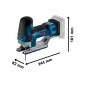 Serra vertical sem fio - GST 18V-155 SC Professional 06015B0001 Bosch Serra vertical sem fio - GST 18V-155 SC Professional 06015B0001 Bosch