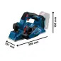 Plaina sem fio - GHO 18V-26 Professional 06015B5001 Bosch Plaina sem fio - GHO 18V-26 Professional 06015B5001 Bosch