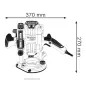 Tupia - GOF 1250 CE Professional 0601626000 Bosch