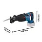 Serra sabre sem fio BITURBO - GSA 18V-28 Professional 06016C0000 Bosch Serra sabre sem fio BITURBO - GSA 18V-28 Professional 06016C0000 Bosch