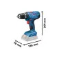 Aparafusadora sem fio - GSR 18V-21 Professional 06019H1071 Bosch Aparafusadora sem fio - GSR 18V-21 Professional 06019H1071 Bosch