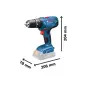 Berbequim sem fio - GSB 18V-21 Professional 06019H1107 Bosch Berbequim sem fio - GSB 18V-21 Professional 06019H1107 Bosch