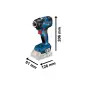 Aparafusadora de impacto sem fio - GDR 18V-200 Professional 06019J2107 Bosch Aparafusadora de impacto sem fio - GDR 18V-200 Professional 06019J2107 Bosch
