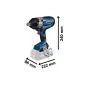 Chave de impacto sem fio - GDS 18V-1050 HC Professional 06019J8201 Bosch Chave de impacto sem fio - GDS 18V-1050 HC Professional 06019J8201 Bosch
