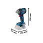 Aparafusadora/chave de impacto sem fio - GDS 18V-320 C Professional 06019L5101 Bosch