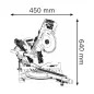 Serra de esquadria - GCM 8 SDE Professional 0601B19200 Bosch