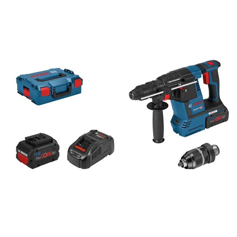 Martelo perfurador sem fio SDS plus - GBH 18V-26F Professional 061191000F Bosch