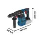 Martelo perfurador sem fio SDS plus - GBH 18V-26F Professional 061191000F Bosch