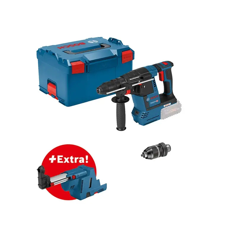 Martelo perfurador sem fio SDS plus - GBH 18V-26F + GDE Professional 061191000K Bosch Martelo perfurador sem fio SDS plus - GBH 18V-26F + GDE Professional 061191000K Bosch