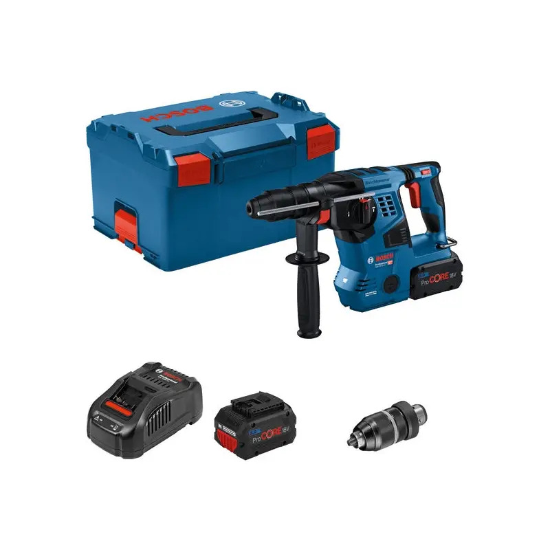 Martelo perfurador sem fio SDS plus - GBH 18V-28 CF Professional 0611921002 Bosch Martelo perfurador sem fio SDS plus - GBH 18V-28 CF Professional 0611921002 Bosch