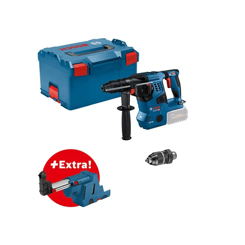 Martelo perfurador sem fio SDS plus - GBH 18V-28 CF + GDE Professional 0611921004 Bosch Martelo perfurador sem fio SDS plus - GBH 18V-28 CF + GDE Professional 0611921004 Bosch