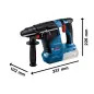 Martelo perfurador sem fio SDS plus - GBH 18V-24 C Professional 0611923002 Bosch Martelo perfurador sem fio SDS plus - GBH 18V-24 C Professional 0611923002 Bosch