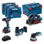 Kit18V:GSR+GKT+GST+GEX+4AhPC+2x5.5Ah